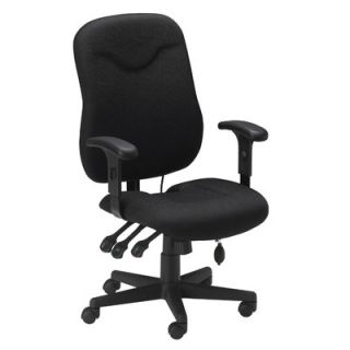 Mayline Comfort High Back Executive Chair with Arms 9414AG Color Black