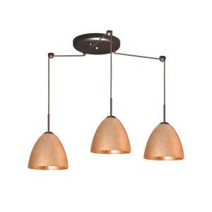 Besa Lighting BEL 3JC 4470CF BR Vila Pendant