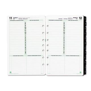 DAYTIMERS INC. Dated One Page per Day Organizer Refill