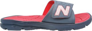 Mens New Balance Rev Slide   Navy/Red Sandals