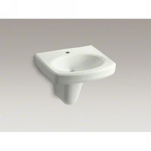 Kohler K 2035 1 NY PINOIR Pinoir® Wall Mount Bathroom Sink with Single Faucet Ho