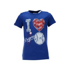 Los Angeles Dodgers 5th and Ocean MLB Girls I Love Baseball T Shirt