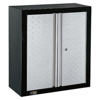 Stack On Cadet Garage Storage System   26in. 2 Door Wall Cabinet, Steel, Model#