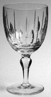 Stuart Hampshire Water Goblet   Vertical & Horizontal Cuts On Bowl