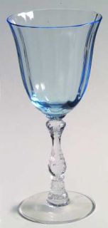 Fostoria Wilma Blue Claret Wine   Stem #6016,Blue Bowl