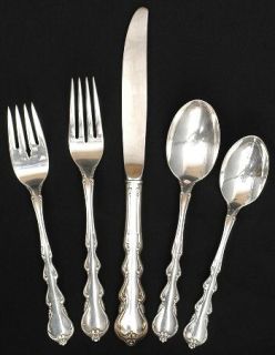 International Silver Angelique (Sterling) 5 Piece Place Size Setting   Sterling,