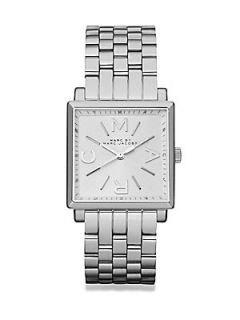 Marc by Marc Jacobs Stainless Steel Square Watch   Silver