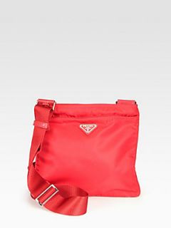 Prada Nylon Messenger   Red