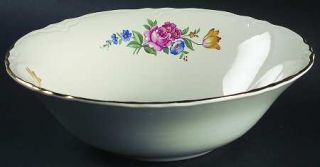 SCIO Hazel 8 Round Vegetable Bowl, Fine China Dinnerware   Ranson Shape, Floral