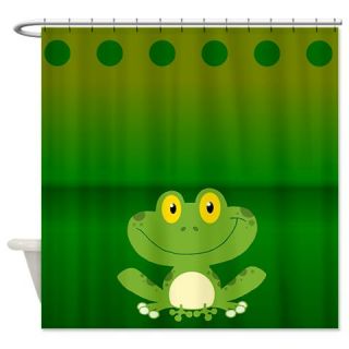  Cute Frog Shower Curtain  Use code FREECART at Checkout