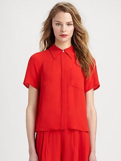 Fashion Star Blouse by Hunter Bell   Red
