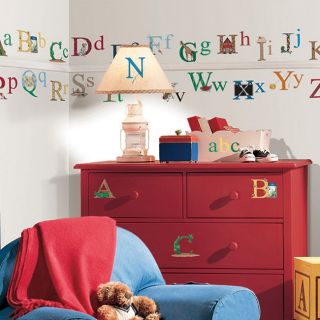 Roommates Alphabet Peel And Stick Wall Decals