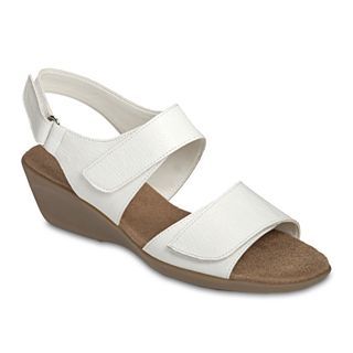 A2 BY AEROSOLES Badge of Honor Comfort Sandals, White, Womens