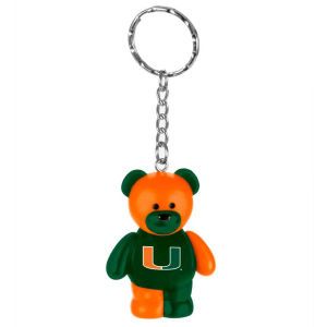 Miami Hurricanes Forever Collectibles PVC Bear Keychain