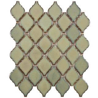 Somertile 11 X 9.75 inch Casablanca Thalia Porcelain Mosaic Tile (pack Of 10)