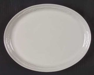 Franciscan Harvest Home 11 Oval Steak Platter, Fine China Dinnerware   White, E