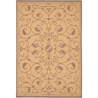 Recife Veranda Natural And Cocoa Area Rug (510 X 92) (NaturalSecondary colors CocoaTip We recommend the use of a non skid pad to keep the rug in place on smooth surfaces.All rug sizes are approximate. Due to the difference of monitor colors, some rug co