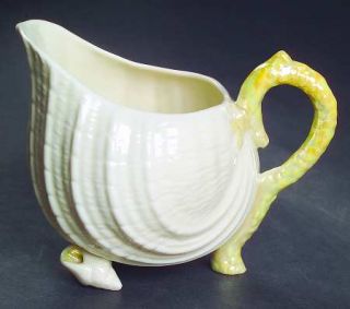 Belleek Pottery (Ireland) Neptune Yellow (Irish) Creamer, Fine China Dinnerware