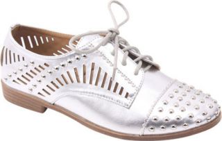 Womens L & C Abella 07   Silver Ornamented Shoes