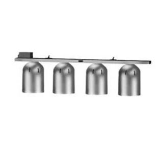 Nemco Chain Hung Heat Lamp w/ Single Row Suspension Bar & 4 Bulbs, 120/1 V