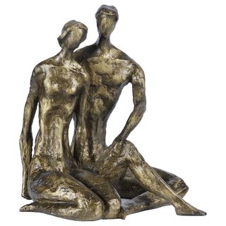 Hand Molded Bronze Long Chats Sculpture
