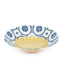 Coastal Foiled Glass Bowl   No Color