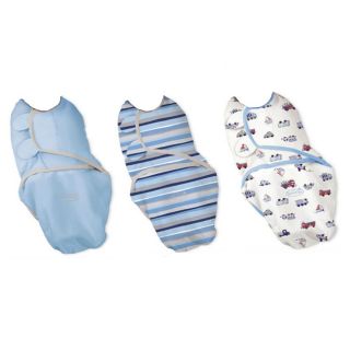 Summer Infant Small/ Medium Swaddleme Blanket In Beep (pack Of 3) (BluePattern Beep beepSwaddleMe reduces the incidences of the startle reflex to help baby sleep longerRecreates the comforting snugness of the wombIncludes three (3) blanketsLeg pouch for 