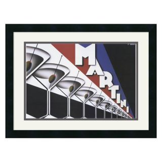 J and S Framing LLC Martini Framed Wall Art   23W x 18H in. Multicolor  