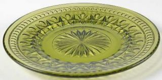 Colony Park Lane Green Luncheon Plate   Green
