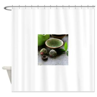 set for a traditional tea drinking  Shower Curtain  Use code FREECART at Checkout