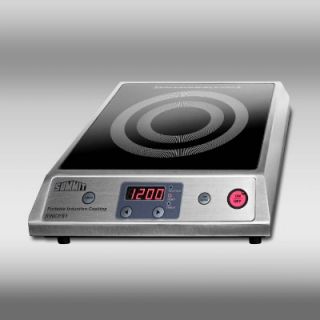 Summit Refrigeration Portable Induction Cook Top w/ 1 Single, 10 Power Levels & Auto Pan Recognition, Black