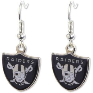 Oakland Raiders AMINCO INC. Logo Earrings