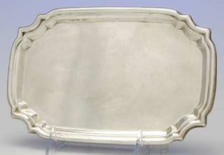 Poole Silver  Queen Anne (Sterling, Hollowware) 9 Rectangular Tray   Sterling,