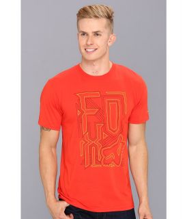 Fox Engraver S/S Tech Tee Mens T Shirt (Red)