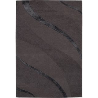 Anthians Grey Area Rug (2 X 3) (GreySecondary colors GreyPattern WaveTip We recommend the use of a non skid pad to keep the rug in place on smooth surfaces.All rug sizes are approximate. Due to the difference of monitor colors, some rug colors may vary