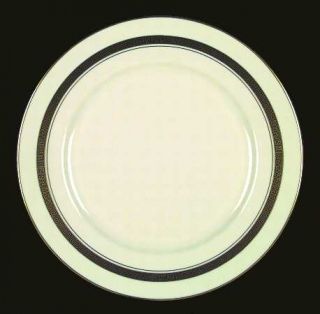 Flintridge Grecian Key No Color Band (Gold/Rim) Dinner Plate, Fine China Dinnerw