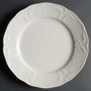 Rosenthal   Continental Gold Band (Sanssouci, Ivory) Dinner Plate, Fine China Di