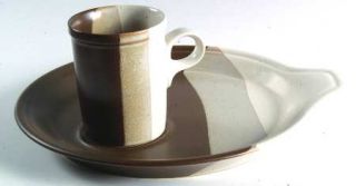 Mikasa Studio Kiln Snack Plate and Mug Set, Fine China Dinnerware   PotterS Art