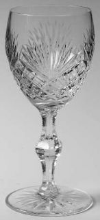 American Cut Princess Irene Wine Glass   Clear