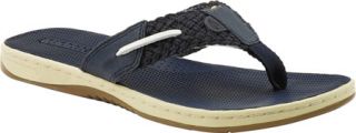 Womens Sperry Top Sider Parrotfish   Navy Thong Sandals