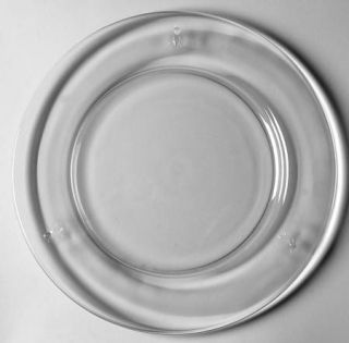 La Rochere Bee Dinner Plate   Clear,Molded Bees,No Trim