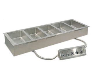 Piper Products Drop In Hot Food Multi Well w/ 3 Pan Capacity, Stainless, 240/1V