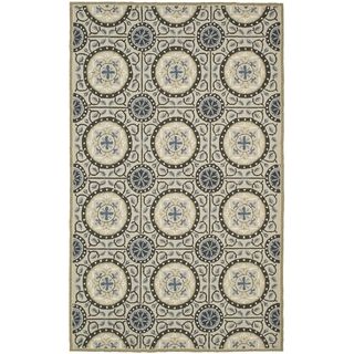 Safavieh Four Seasons Stain resistant Hand hooked Country Gray Rug (36 X 56)
