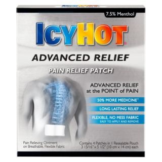 IcyHot Advanced Pain Relief Patch   4 Count