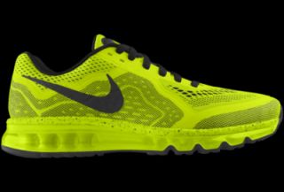 Nike Air Max 2014 iD Custom Kids Running Shoes (3.5y 6y)   Yellow