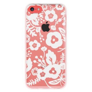 Agent 18 Shockslim White Flowers Cell Phone Case for iPhone 5/5S   Multicolored