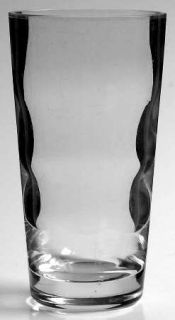 Tiffin Franciscan Optic Clear Highball Glass   Stem #17395, Tiffin/Saturn Optic,