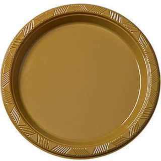 Metallic Gold 10 Inch Bulk Plates