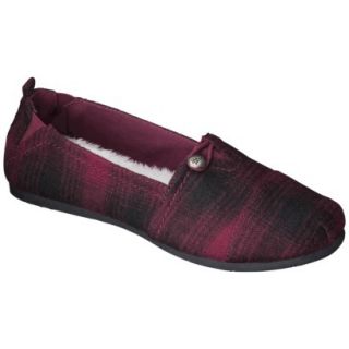 Womens Mad Love Lan Loafer   Red Plaid 8