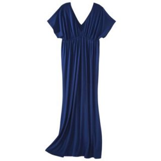 Merona Womens Knit Kimono Maxi Dress   Waterloo Blue   XXL